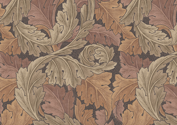 William Morris At Home Acanthus, Acorn - Roller Blind - Image 6